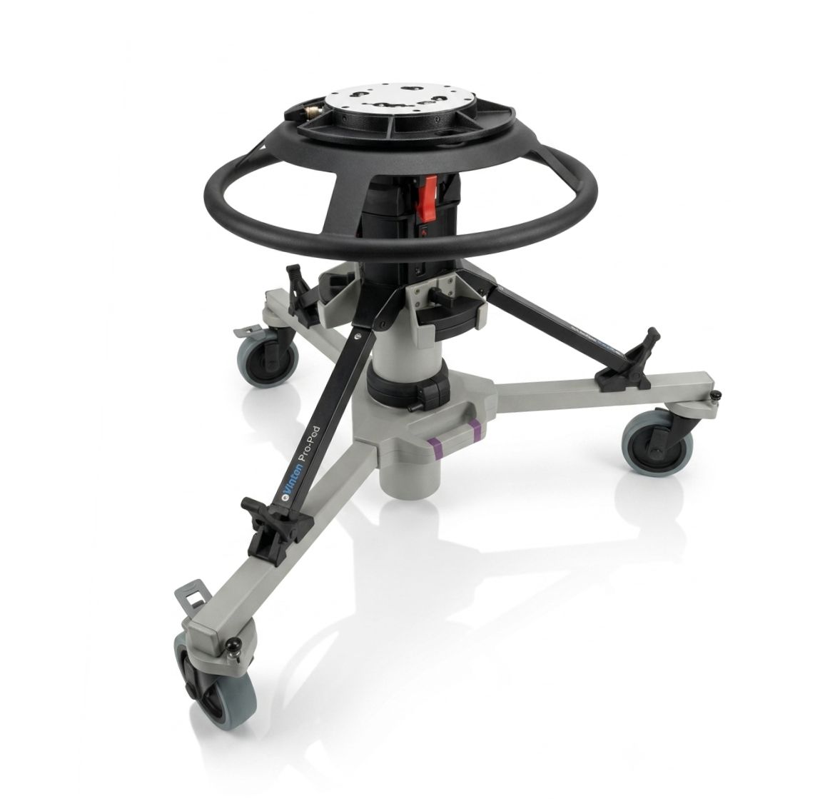 Vinten Pro-Ped Studio Pedestal Tripod + Vinten 250 tripod head with plate and pan bar