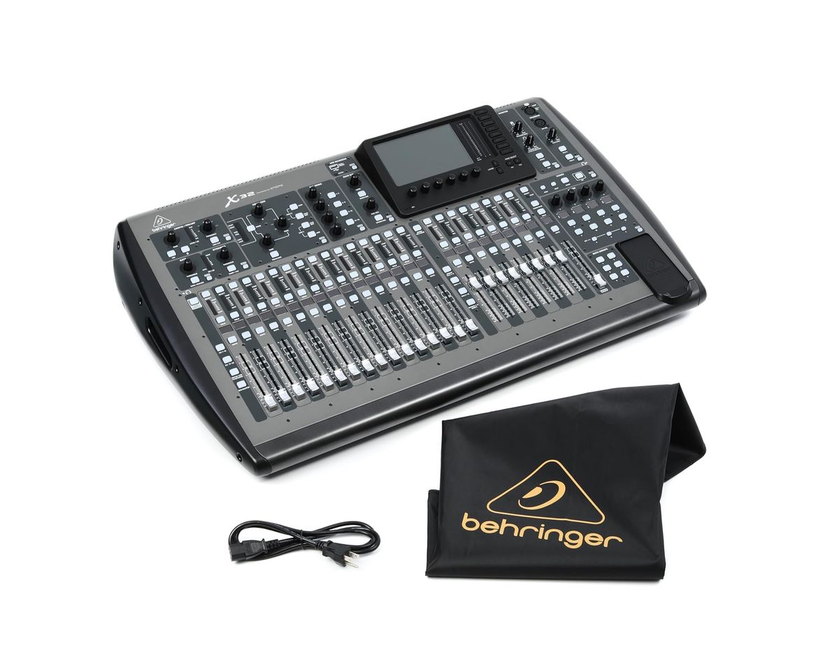 Behringer X32 40-Input, 25-Bus Digital Mixing Console with 32 Programmable Midas Preamps, 25 Motorized Faders, Channel LCD's, 32-Channel Audio Interface and iPad/iPhone